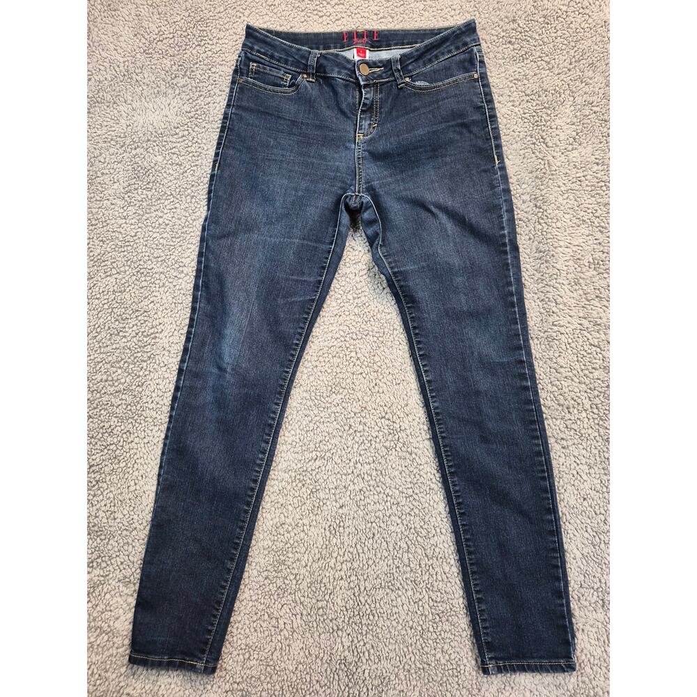 Elle Paris Jeans Women's Size 6 Dark Blue Stretch (0670)